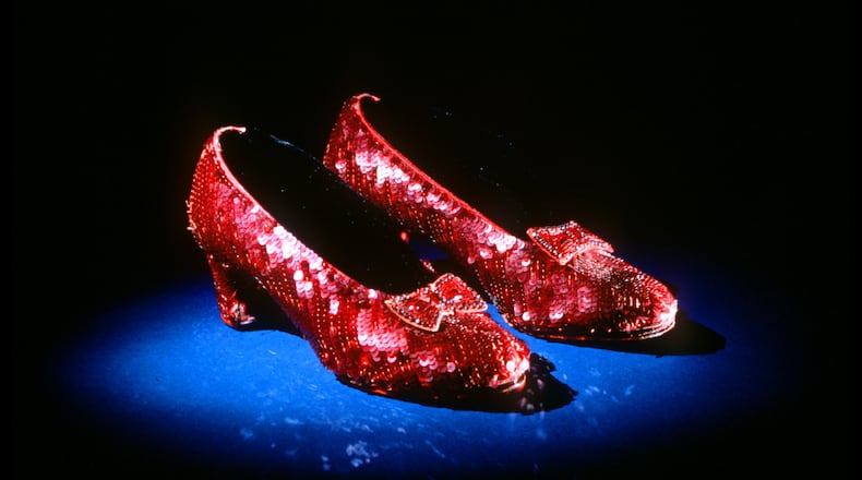 Dorothy’s Ruby Slippers at the Smithsonian Institution. Contributed photo