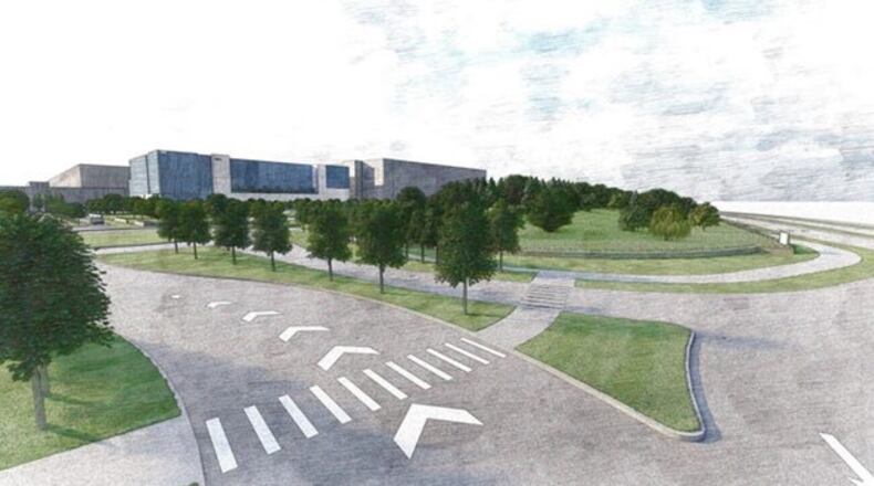 A rendering of the Intel operation being built in New Albany. INTEL