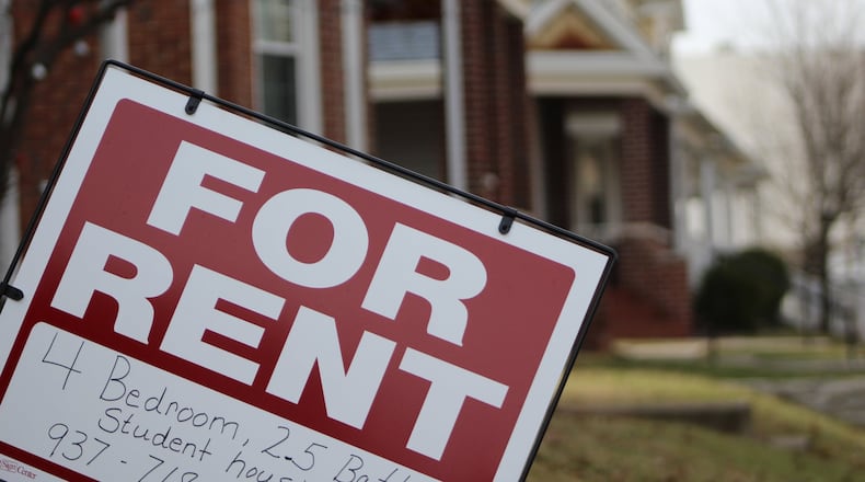 Springfield city commissioners will discuss next week changing a requirement for landlords to inform tenants about their rights. CORNELIUS FROLIK / STAFF