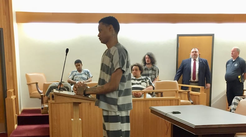 Anthony Dorone Edwards, 18, appeared in court Friday on charges relating to the Verizon Wireless store robbery on Thursday in Springfield. Jeff Guerini/Staff