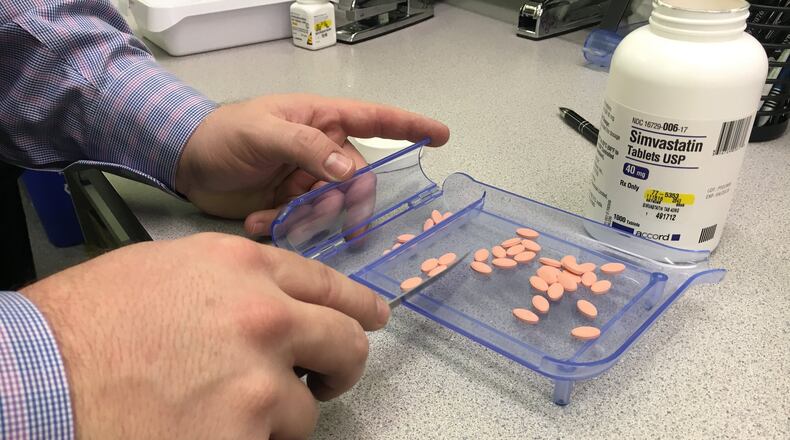 A ballot issue aimed at lowering prescription drug costs for those who get health insurance through the state of Ohio has already drawn multi-million dollar spending on both sides. KATIE WEDELL/STAFF.