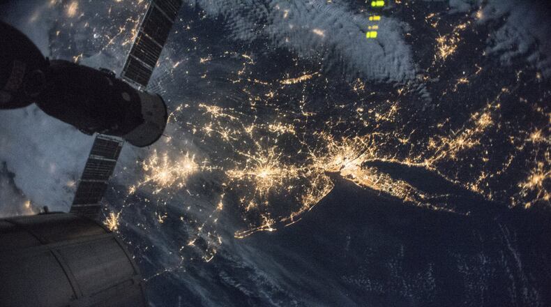 A view from the International Space Station high above the Earth. CONTRIBUTED