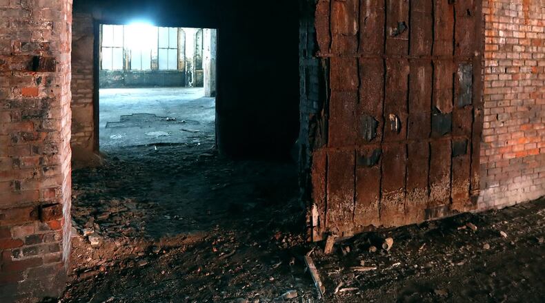 The Springfield News-Sun was given one last chance to go through the Crowell-Collier Building before it is demolished. BILL LACKEY/STAFF