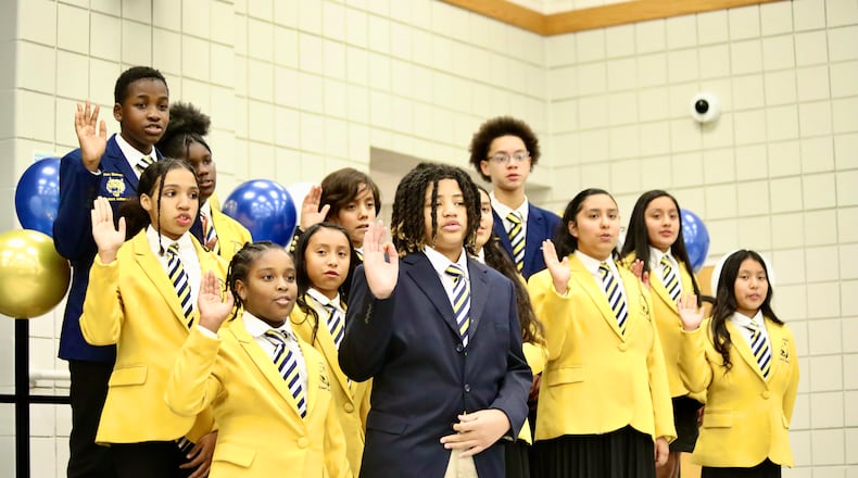 Fulton Elementary School in the Springfield City School District has inducted its second class of 14 student ambassadors for the 2023-24 year. Contributed