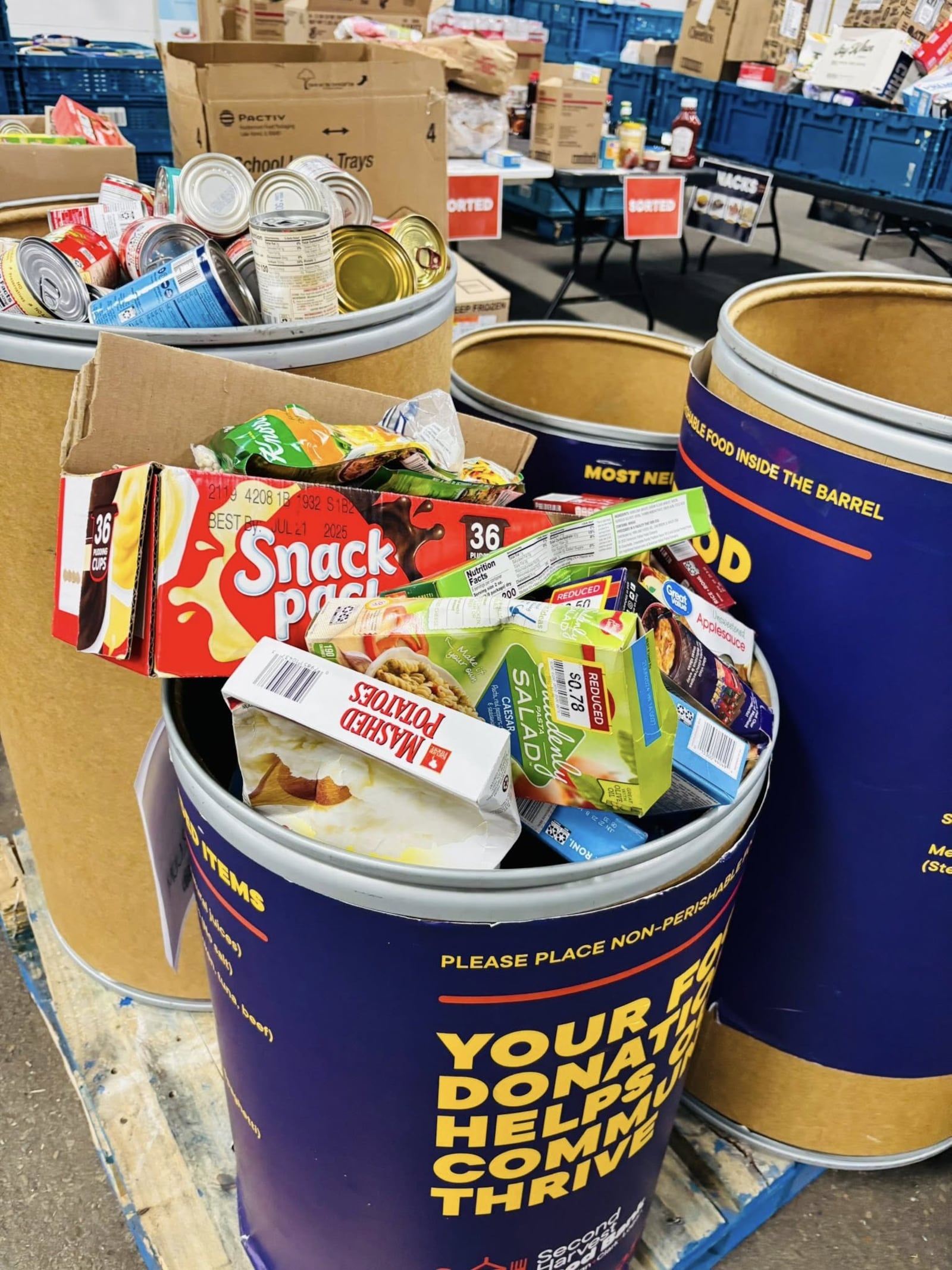The current class of Leadership Clark County collected more than 9,000 pounds of non-perishable food items as part of its annual Community Impact Project benefiting Second Harvest Food Bank of Clark, Champaign & Logan Counties. LEADERSHIP CLARK COUNTY / CONTRIBUTED