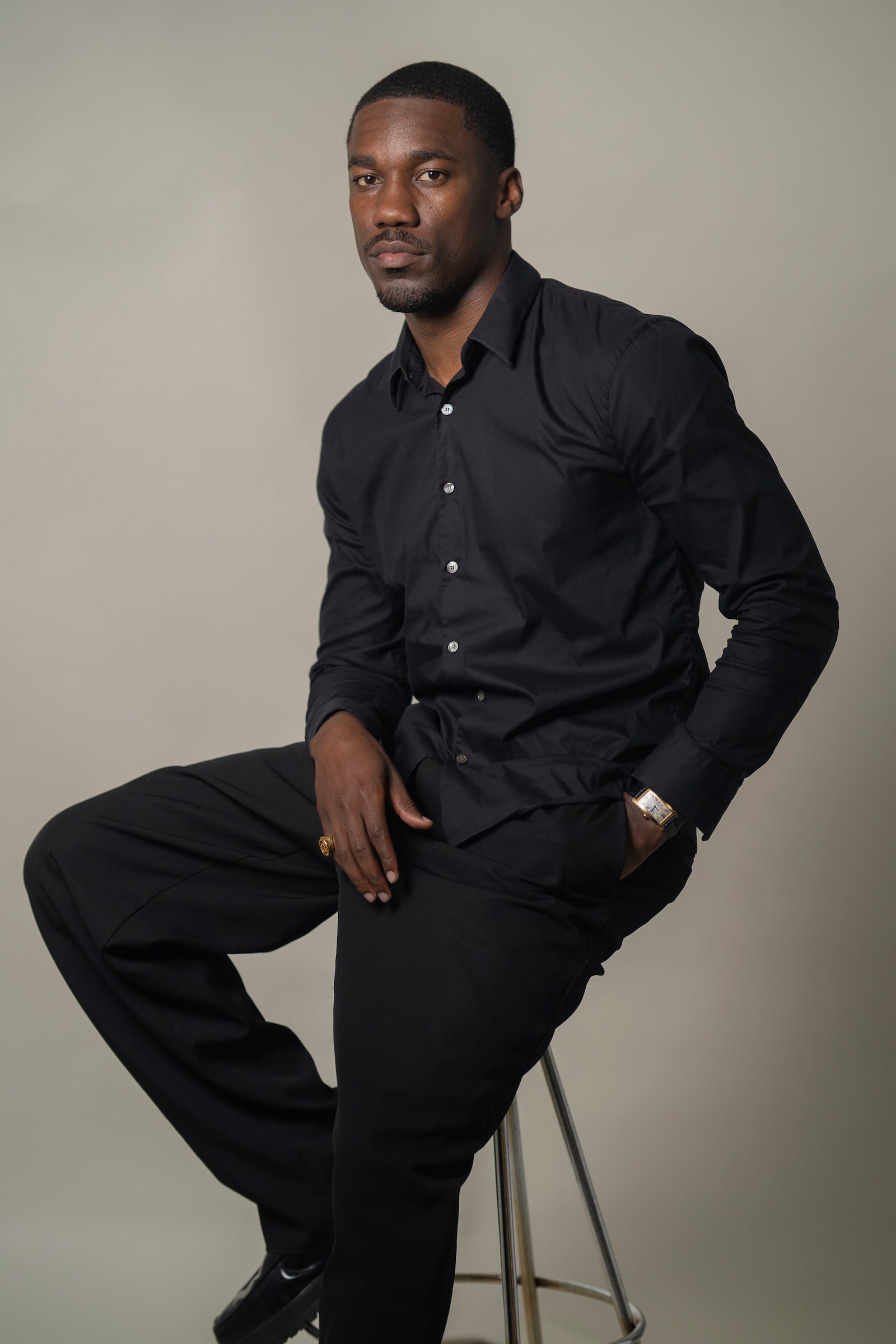 Giveon poses for a portrait on Thursday, May 29, 2025, in New York. (AP Photo/Gary Gerard Hamilton)