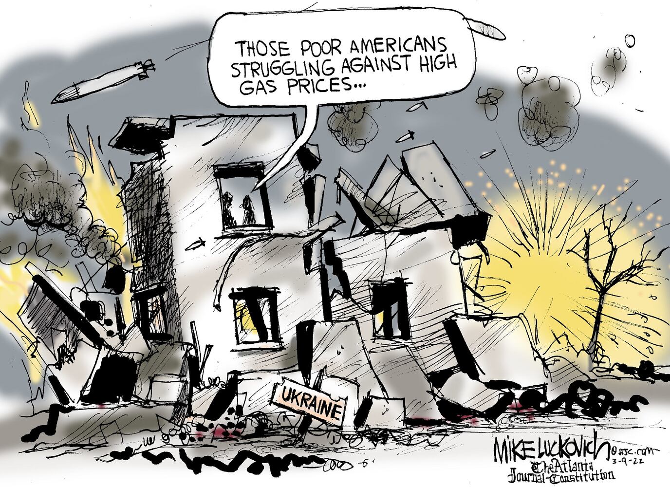 WEEK IN CARTOONS: Gas prices, Ukraine, Putin and more