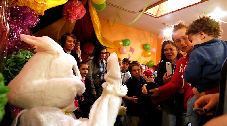 A community-wide event for kids to age 12 to hunt for Easter Eggs in age-appropriate areas will be held at Fellowship Church on Valley Loop Road on Saturday. STAFF