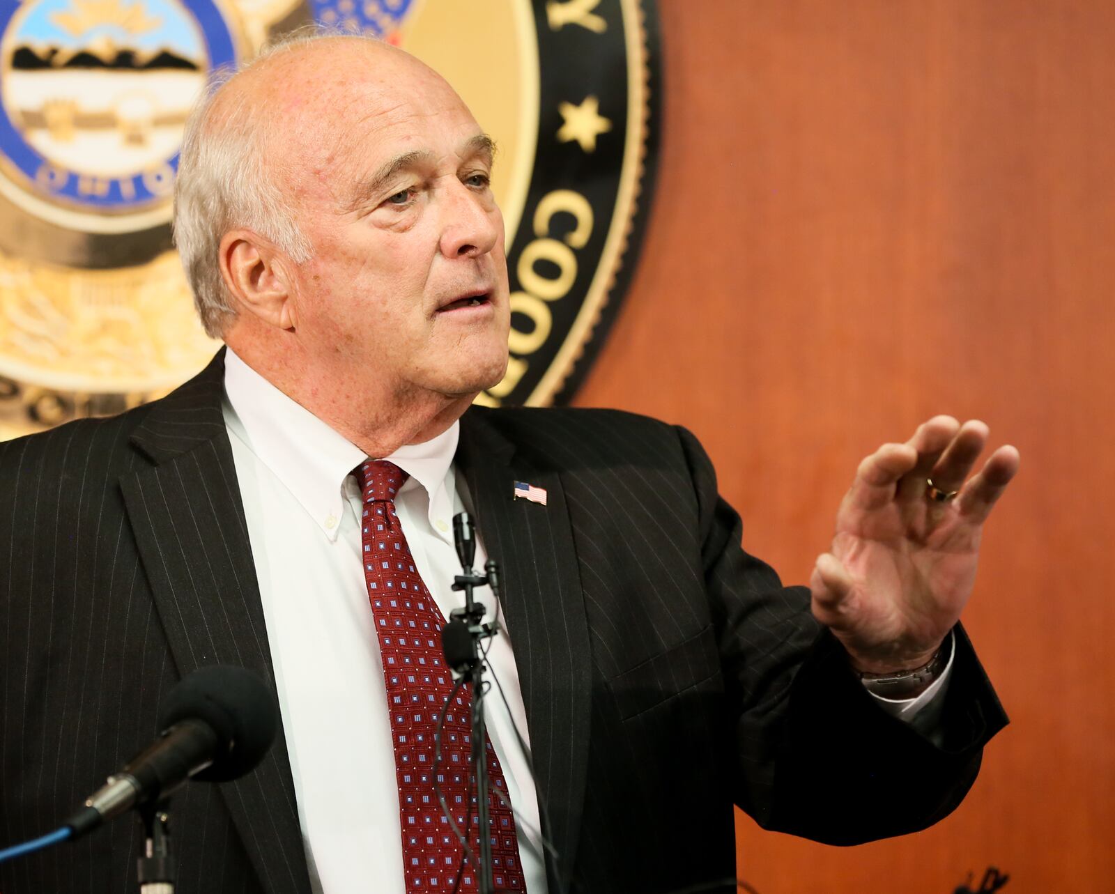 Butler County Prosecutor Michael Gmoser said his office has a community outreach director to help potential victims of romance scams. GREG LYNCH / STAFF