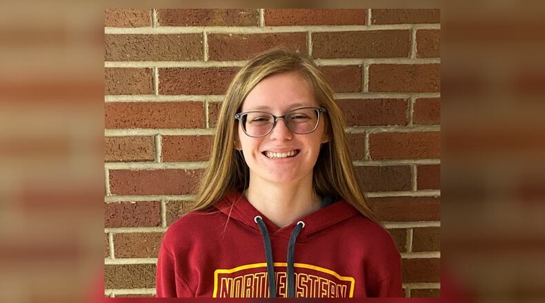 Kendall Holmes is the Student of the Week from Northeastern High School. CONTRIBUTED