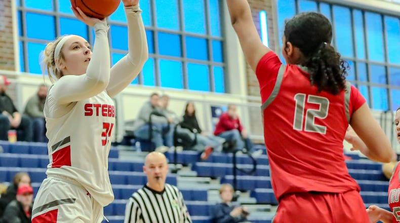 Stebbins faced Troy in the 2025 Division II tournament at Fairborn High School. MICHAEL COOPER / CONTRIBUTED