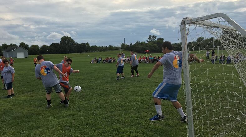 Three age groups competed in a tournament Friday following two weeks of practice at the 14th Annual Dream Soccer event at Eagle City Soccer Complex. Photo by Brett Turner