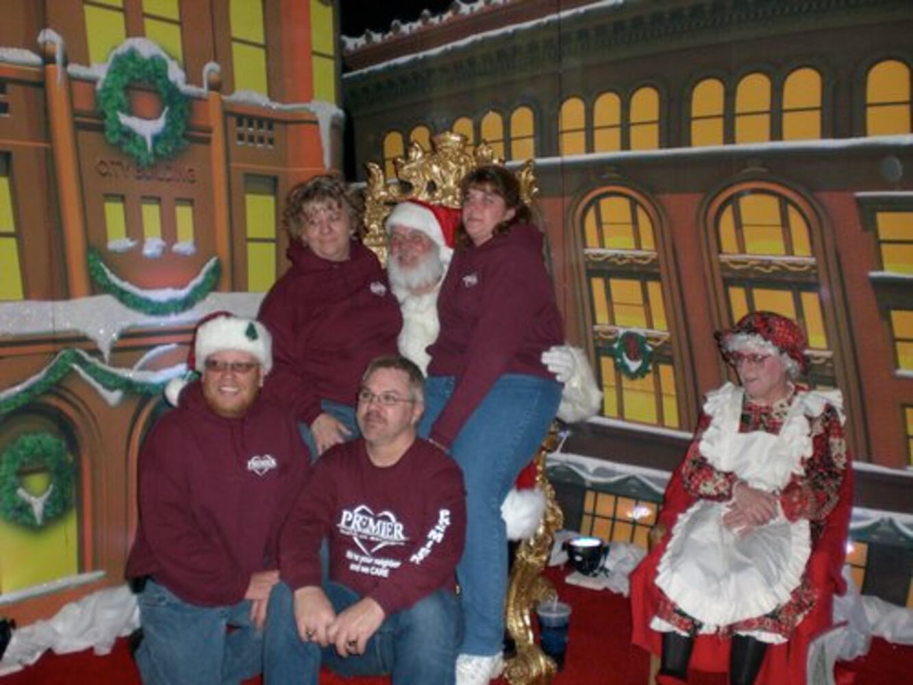 Santa visits Springfield