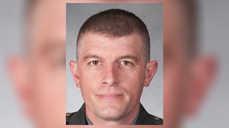 John McLeod, Ohio State Highway Patrol trooper, photographed in 2017. Contributed.
