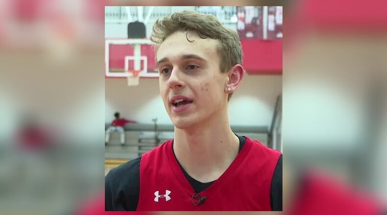 Princeton High School's Bowen Hardman on Wednesday night committed to Ohio State. WCPO photo