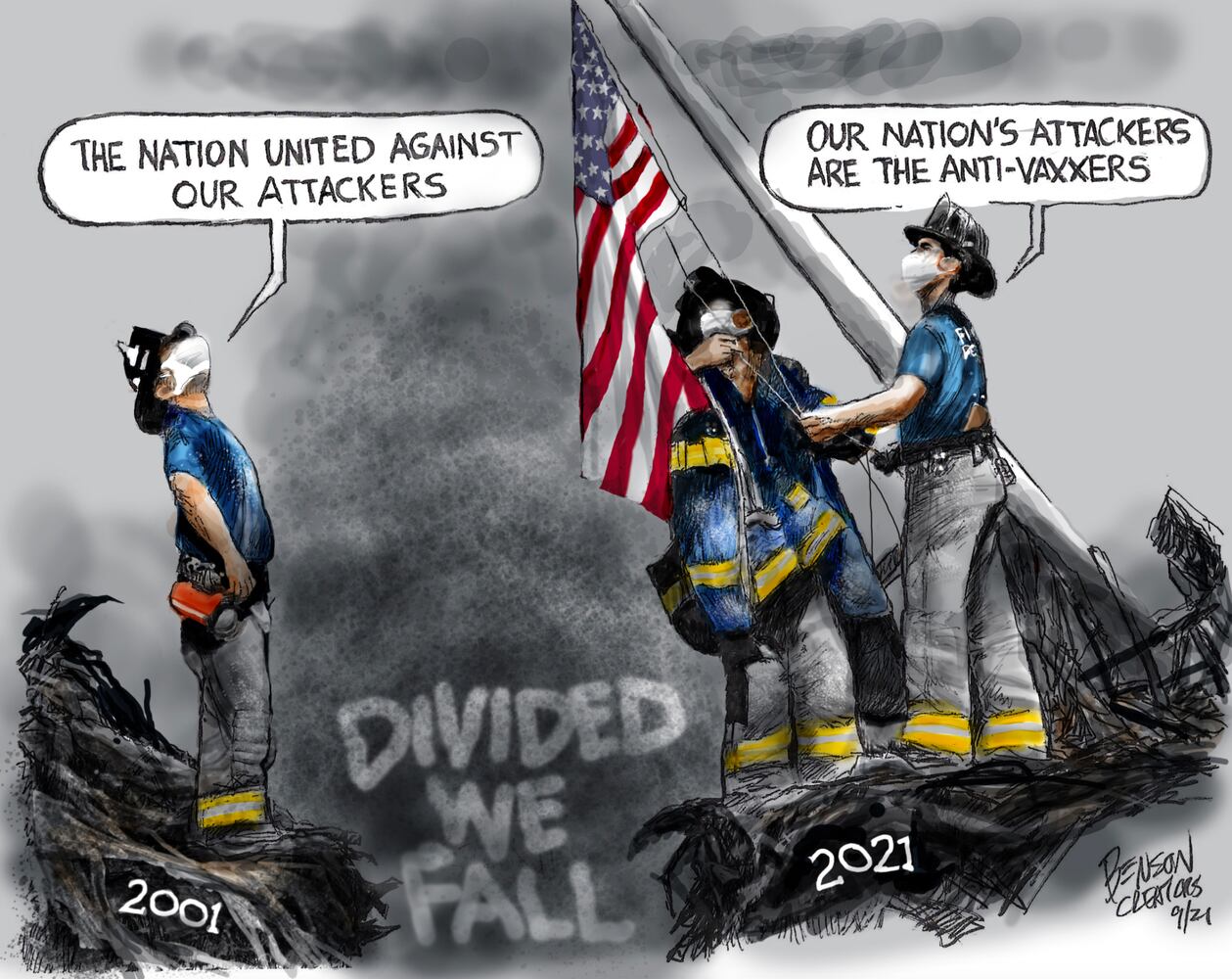 Week in cartoons: Religious exemptions, California recall and more