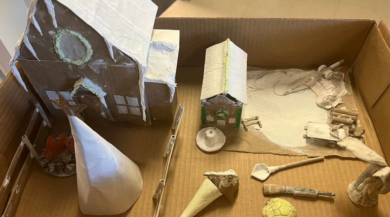 An inmate has gotten props for creativity of a Christmas Village built in a cell at the Butler County Sheriff's Office. But it was confiscated recently because it is considered contraband. BUTLER COUNTY SHERIFF'S OFFICE