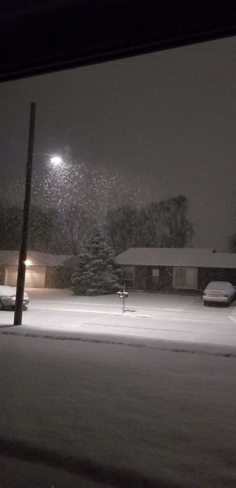 PHOTOS: First snowfall of the season