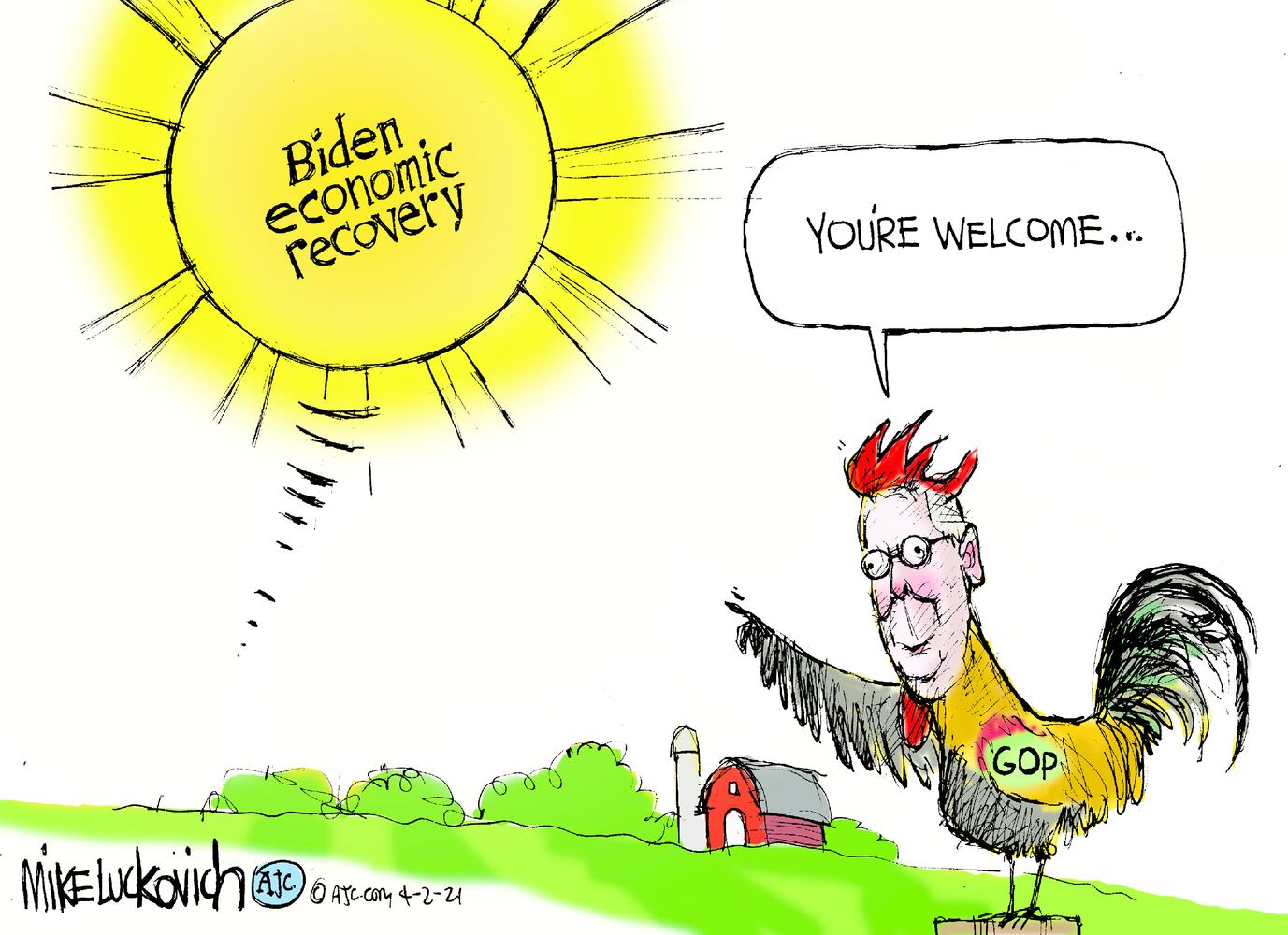 Week in cartoons: Gun control, infrastructure plan and more