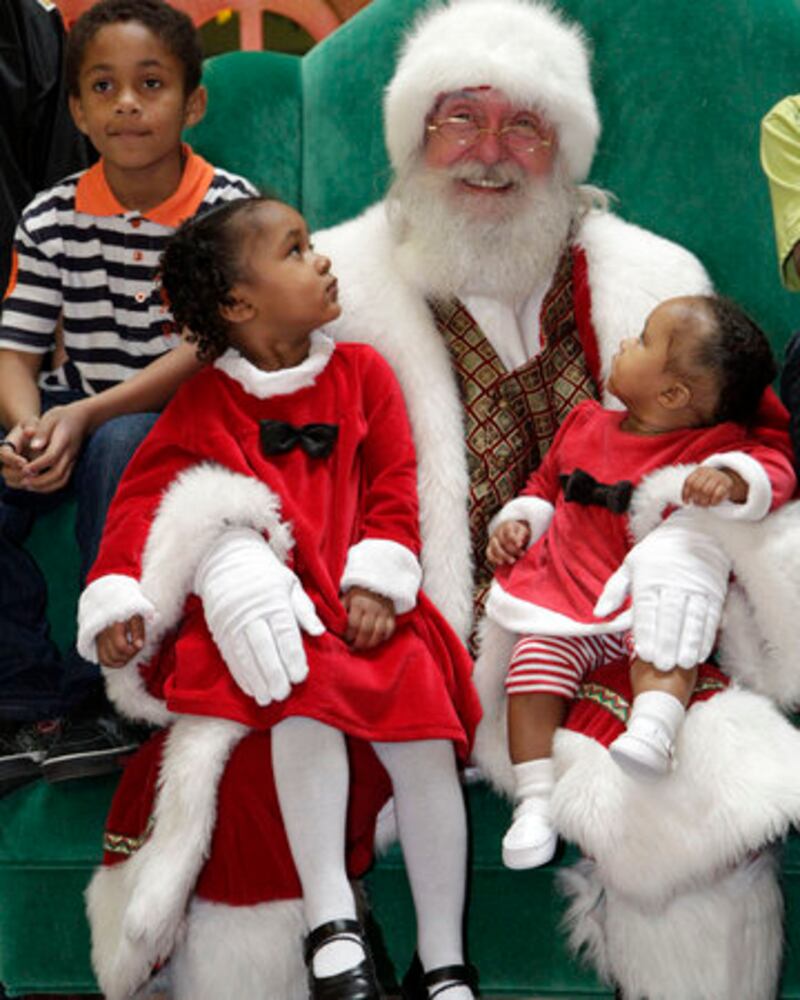 Santa Claus at Upper Valley Mall