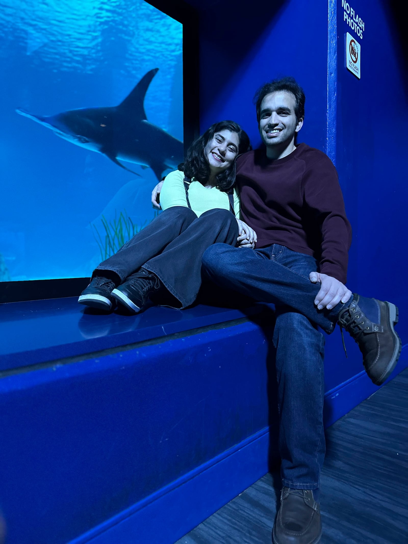 This 2024 photo provided by Sama Ebrahimi Bajgani shows her and her fiance, Alireza Doroudi, who was detained by immigration officials in March 2025. (Courtesy Sama Ebrahimi Bajgani via AP)
