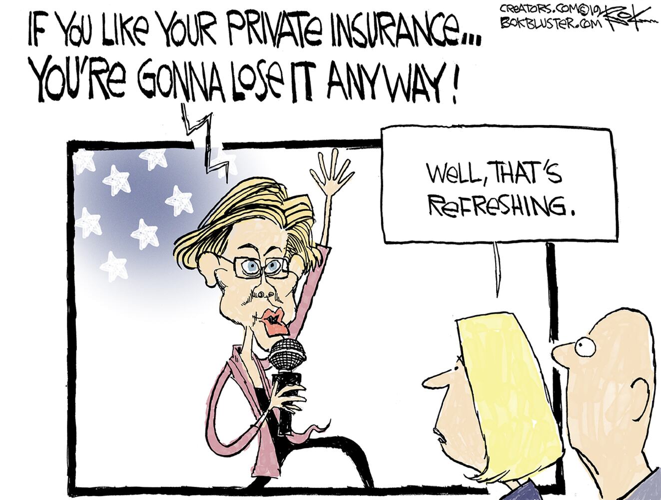 Week in cartoons: Medicare for all, Popeyes and more