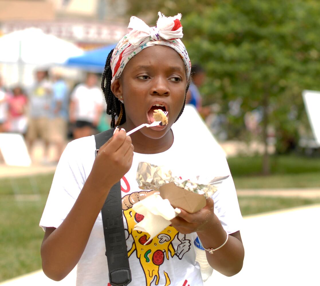 Did we spot you at the Dayton "Blues" Festival?