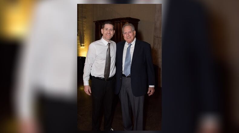 Darren Hertz and his dad Steve. CONTRIBUTED