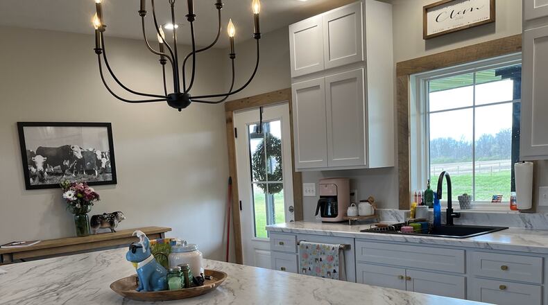 Five of the six stops on the 17th Annual WASSO Kitchens Tour will feature completely remodeled kitchens such as the residence of Brian and Heather Clem on Springfield-Xenia Rd. The fundraiser event will be Sunday afternoon.