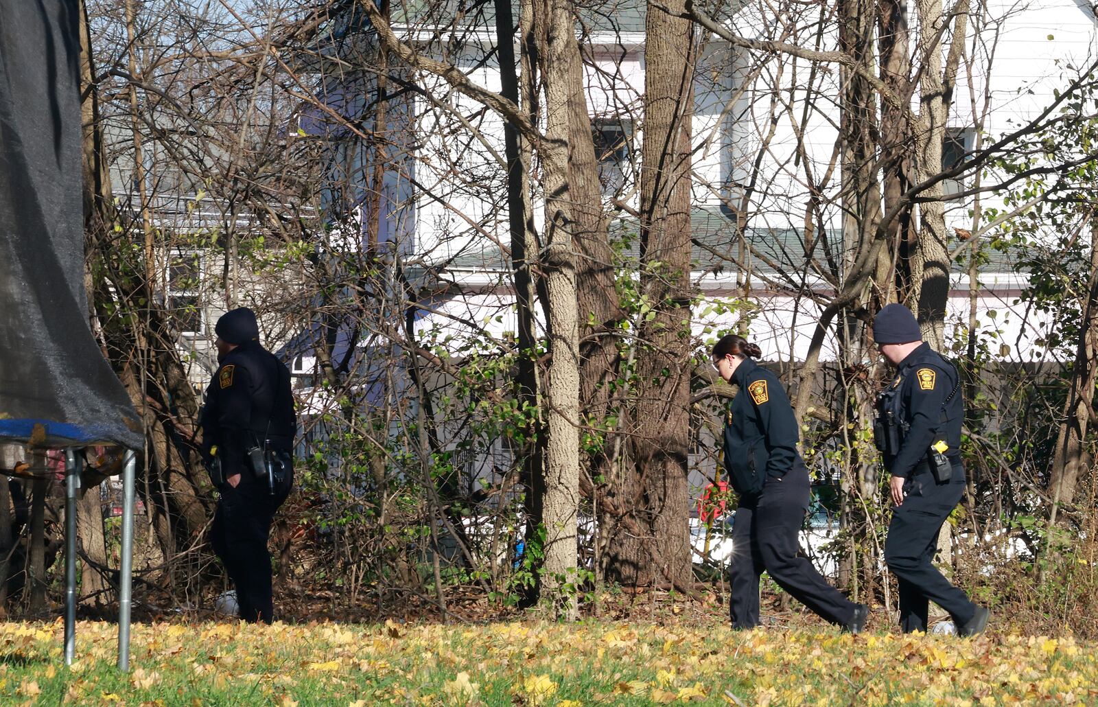 Springfield Police investigate the scene of a shooting in the 100 block of West Southern Avenue Tuesday, Nov. 26, 2024. BILL LACKEY/STAFF