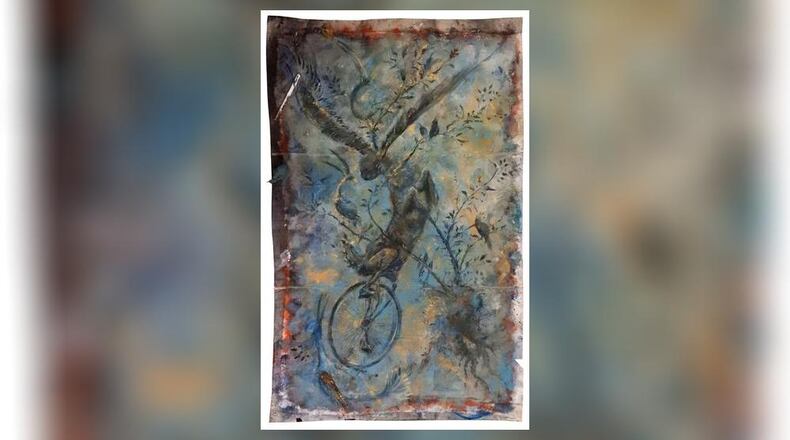 : "...Does the Dream Dream the Dream? Unseen Works of David Catrow" will feature 20 large-scale paintings, including some inspired by the coronavirus pandemic, from the Springfield artist at the Springfield Museum of Art. Contributed photo