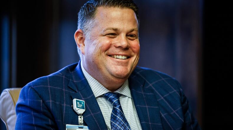 Michael Mewhirter, previously the Kettering Health interim CEO and now chief administrative officer. JIM NOELKER/STAFF