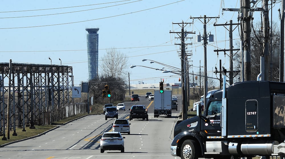 A 2023 file photo of traffic on busy Northwoods Boulevard.
