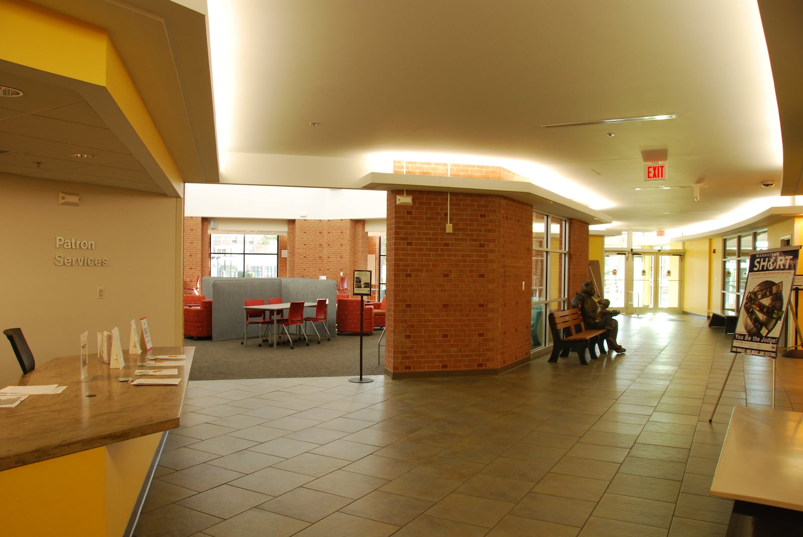 The Clark County Public Library Rotunda hallway. Contributed