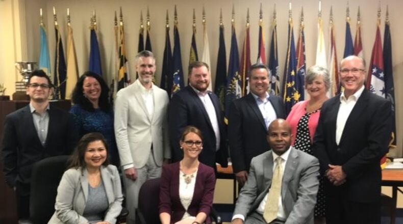 Executive leaders from Amvets and CareSource met to discuss a collaborative effort to create access to health care for veterans. CONTRIBUTED