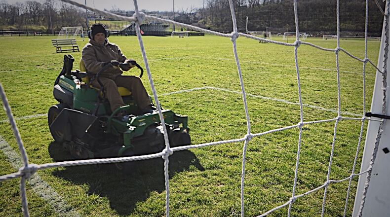 Soccer field. MARSHALL GORBY / STAFF