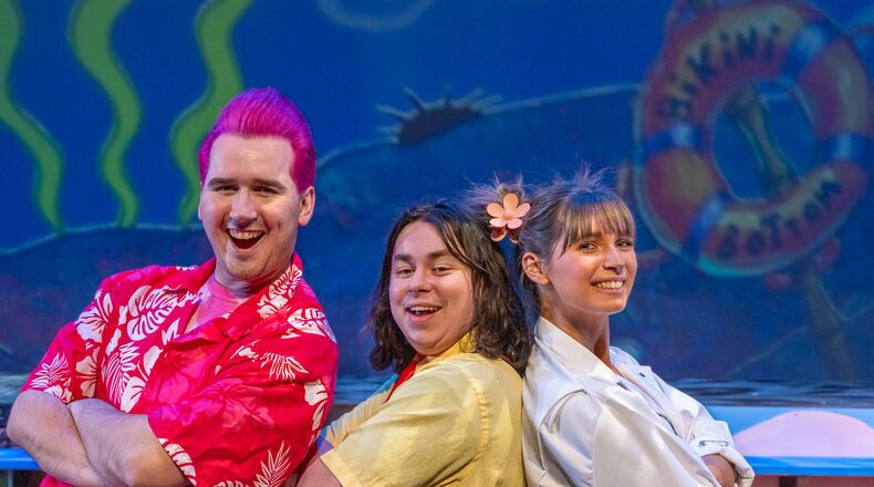 One of the most popular cartoon heroes will come to life on the Clark State Performing Arts Center stage when the Clark State Theatre Arts program presents "The SpongeBob Musical" this weekend. The cast is led by Jeremy Moeller as Patrick Star, Bailey Compston as SpongeBob SquarePants and Emma Francis as Sandy Cheeks.