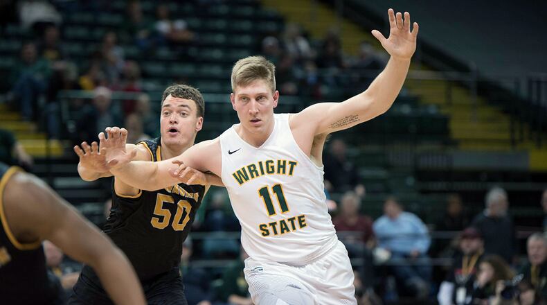 Wright State’s Loudon Love won his sixth Horizon League Freshman of the Week award. JOSEPH CRAVEN/CONTRIBUTED PHOTO