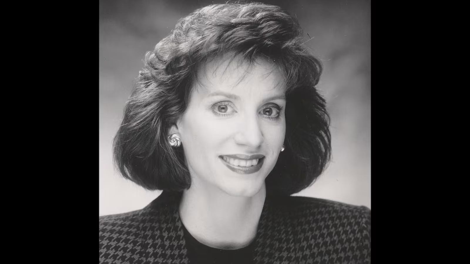 Cheryl McHenry at WHIO-TV in 1991. CONTRIBUTED