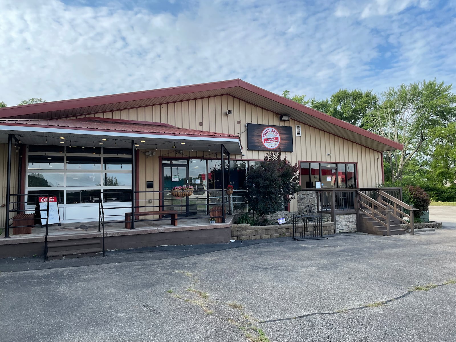 Troni Brothers Italian Restaurant is open at 417 W. Second St. in Xenia. NATALIE JONES/STAFF