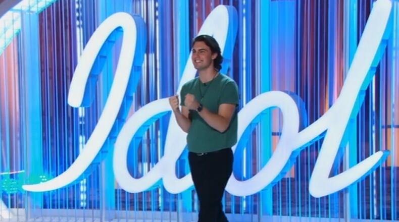 On Sunday night’s season premiere of “American Idol,” judge Katy Perry gave 21-year-old Michael Williams permission to grab a golden ticket while music legends Lionel Richie and Luke Bryan cheered. PHOTO: ABC/WCPO