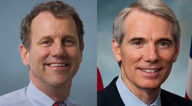 Ohio Senators Sherrod Brown and Rob Portman