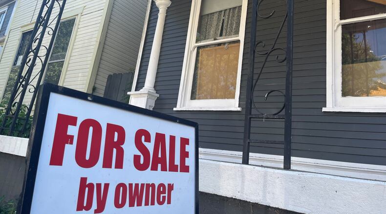 A home for sale in Dayton's South Park neighborhood. CORNELIUS FROLIK / STAFF
