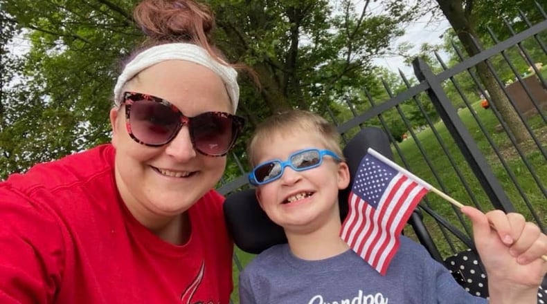 Traci Wright (left) and her son, Jag Wright, who died on Dec. 9, 2023 at the age of 11, due to a rare genetic disorder that causes build up of iron in the brain. Traci recently saved the life of one of her out-of-state mortgage clients by calling a welfare check on the client after Traci noticed something was off in their phone conversation. She said it gave her a renewed sense of purpose after her son's death nearly two years ago. CONTRIBUTED