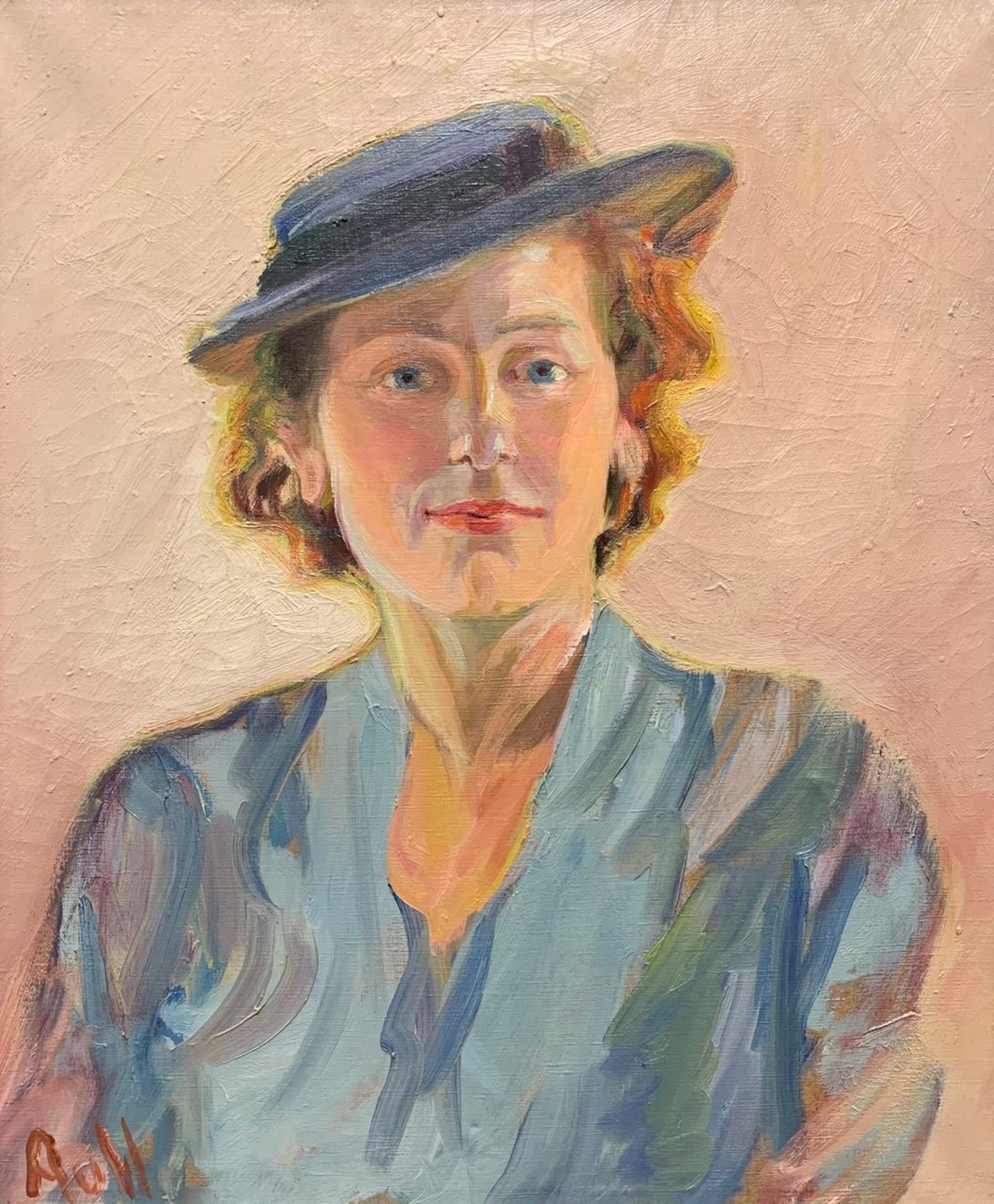 "Portrait of Miriam Williamson", an oil painting by Jess Brown Aull, is one of several works by a woman artist from the early 20th century on display at Dayton Society of Artists. CONTRIBUTED