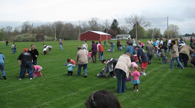 Several events will be held this weekend in Clark and Champaign Counties, including Young’s Jersey Dairy's Easter egg hunt in Sunday. FILE/Contributed