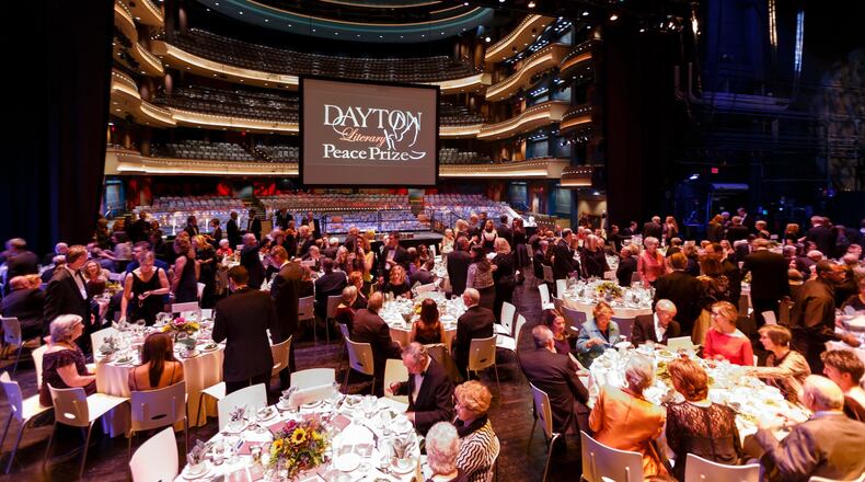 The Dayton Literary Peace Prize honors writers whose work uses the power of literature to foster peace, social justice, and global understanding. The special evening has become one of Dayton’s most anticipated events. CONTRIBUTED/ANDY SNOW