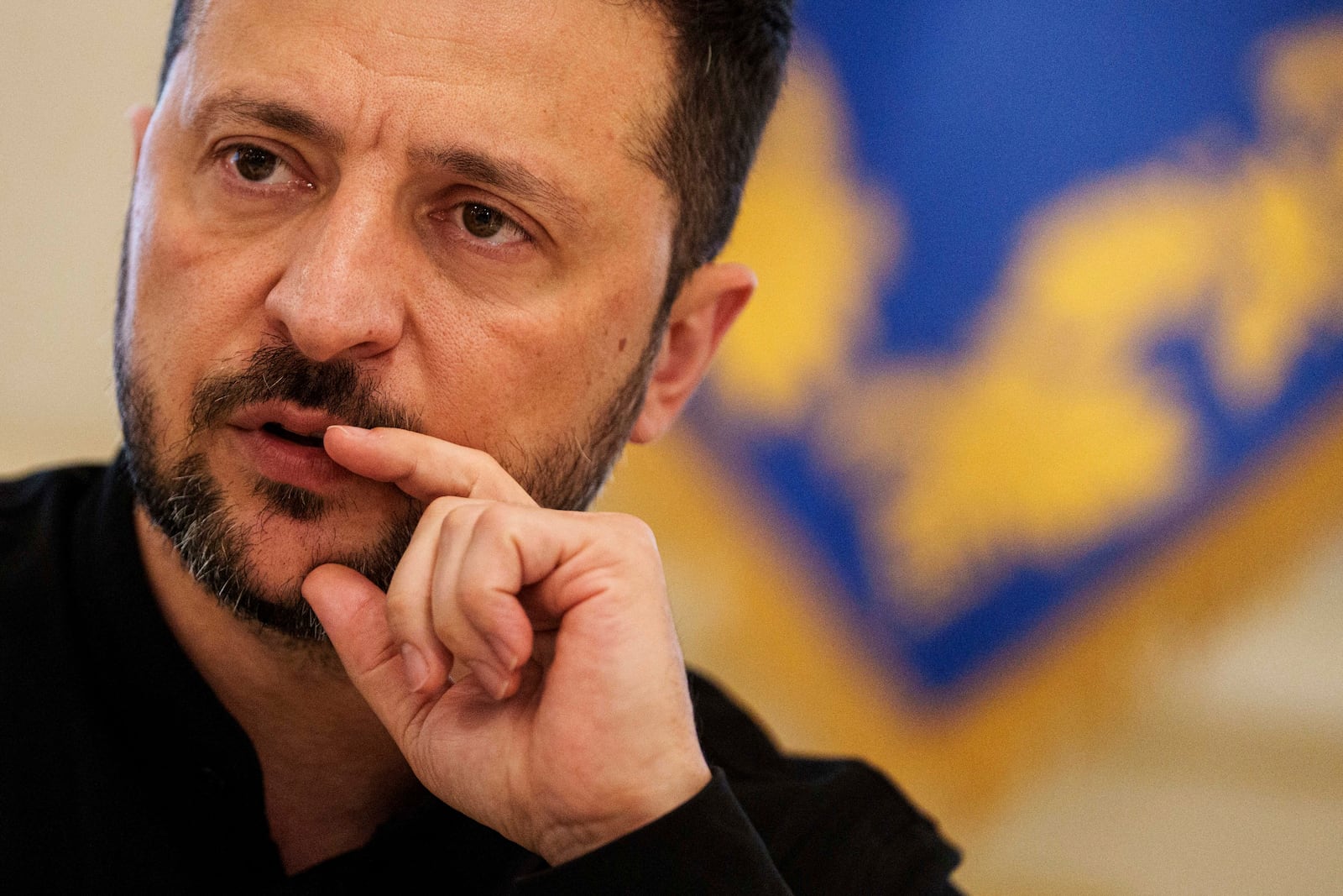 Ukrainian President Volodymyr Zelenskyy speaks to journalists during a press conference in Kyiv, Ukraine, on Wednesday, June 4, 2025. (AP Photo/Evgeniy Maloletka)