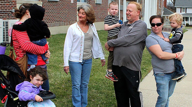 Members of the Warder Park Crime Watch work together to make their neighborhood safe. JEFF GUERINI/STAFF