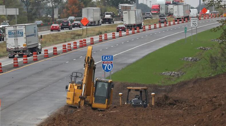 The $48 million highway expansion project for I-70 is expected to be completed this spring.